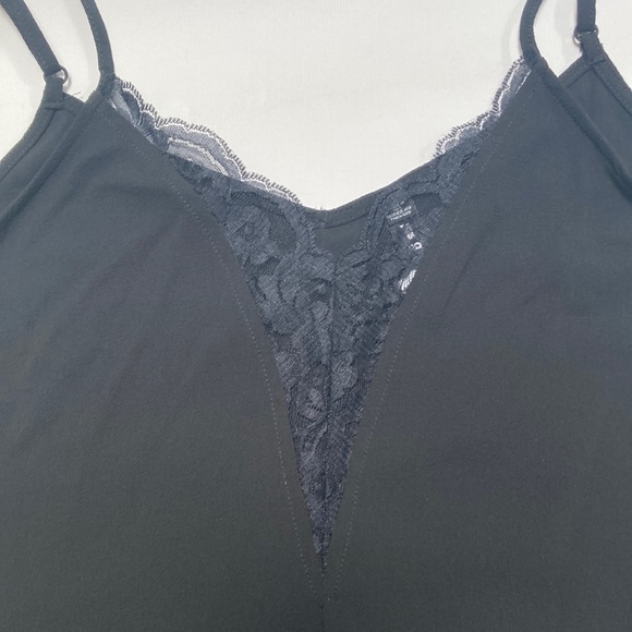 Design Lab Lord and Taylor Black Lace Camisole Top - Picture 3 of 4
